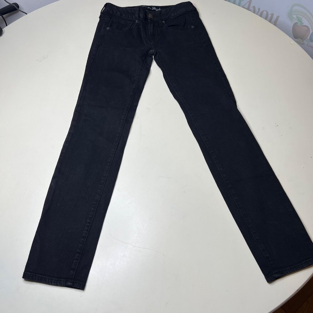 American Eagle Outfitters Dark Gray Super Stretch Jeans Size 2